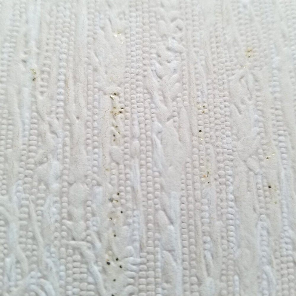 Vintage Wallpaper Sample Sheet Textured Design Pattern Craft Supply Dollhouse